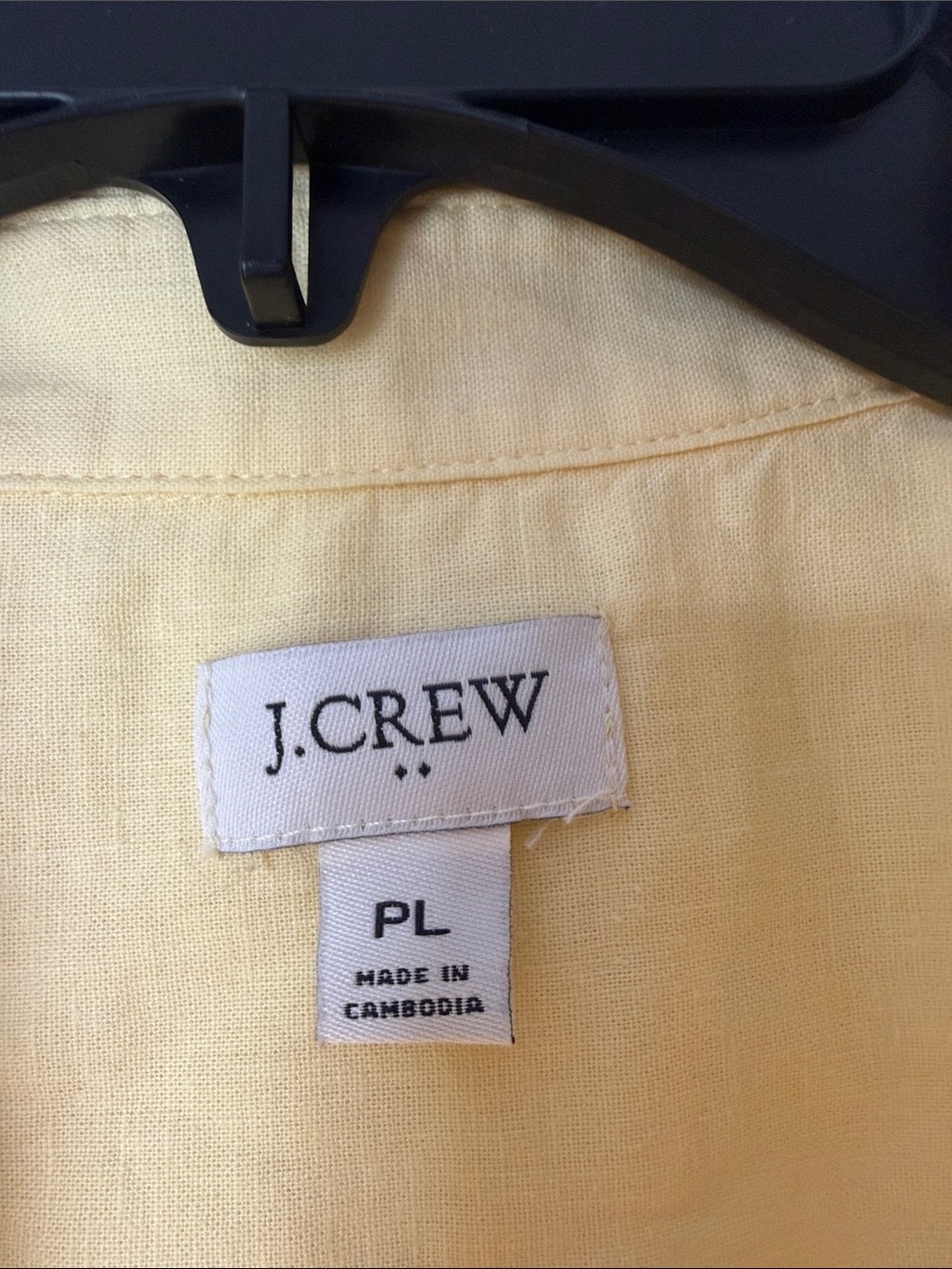 J. Crew Men’s Light Yellow Shirt Jacket - Picture 2 of 4